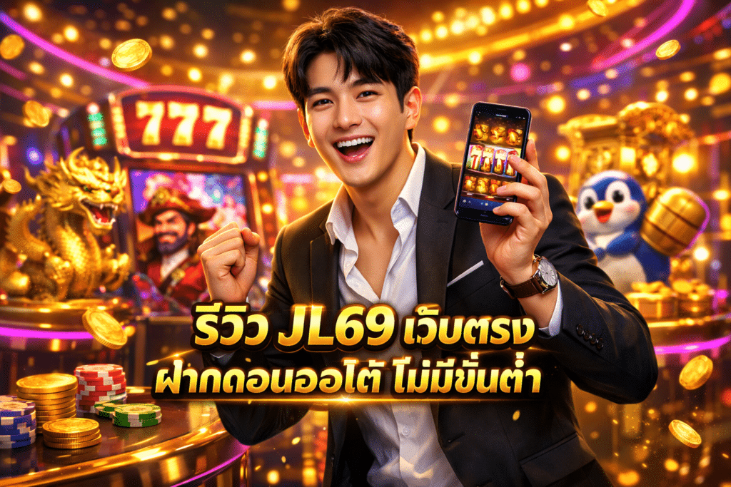 รีวิว JL69 เว็บตรง ฝากถอนออโต้ ไม่มีขั้นต่ำ ขั้นตอนสมัครง่าย
